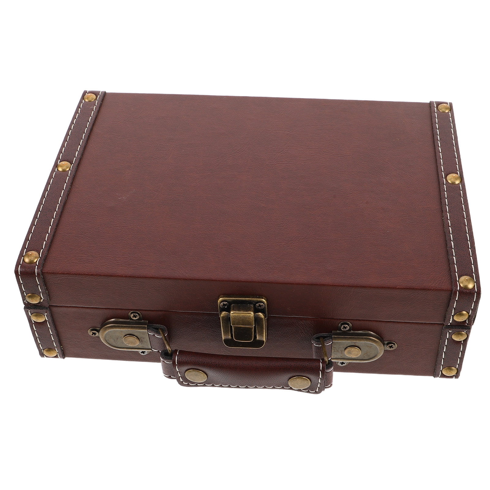 Retro Vintage Trunk Suitcase - Scatola portaoggetti in legno vintage, stile