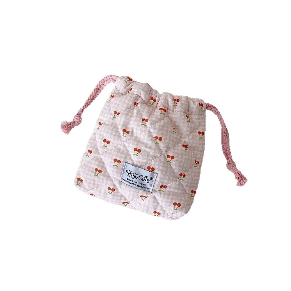 Cosmetic Bags - Nuova Borsa con Coulisse Cherry Multiuso