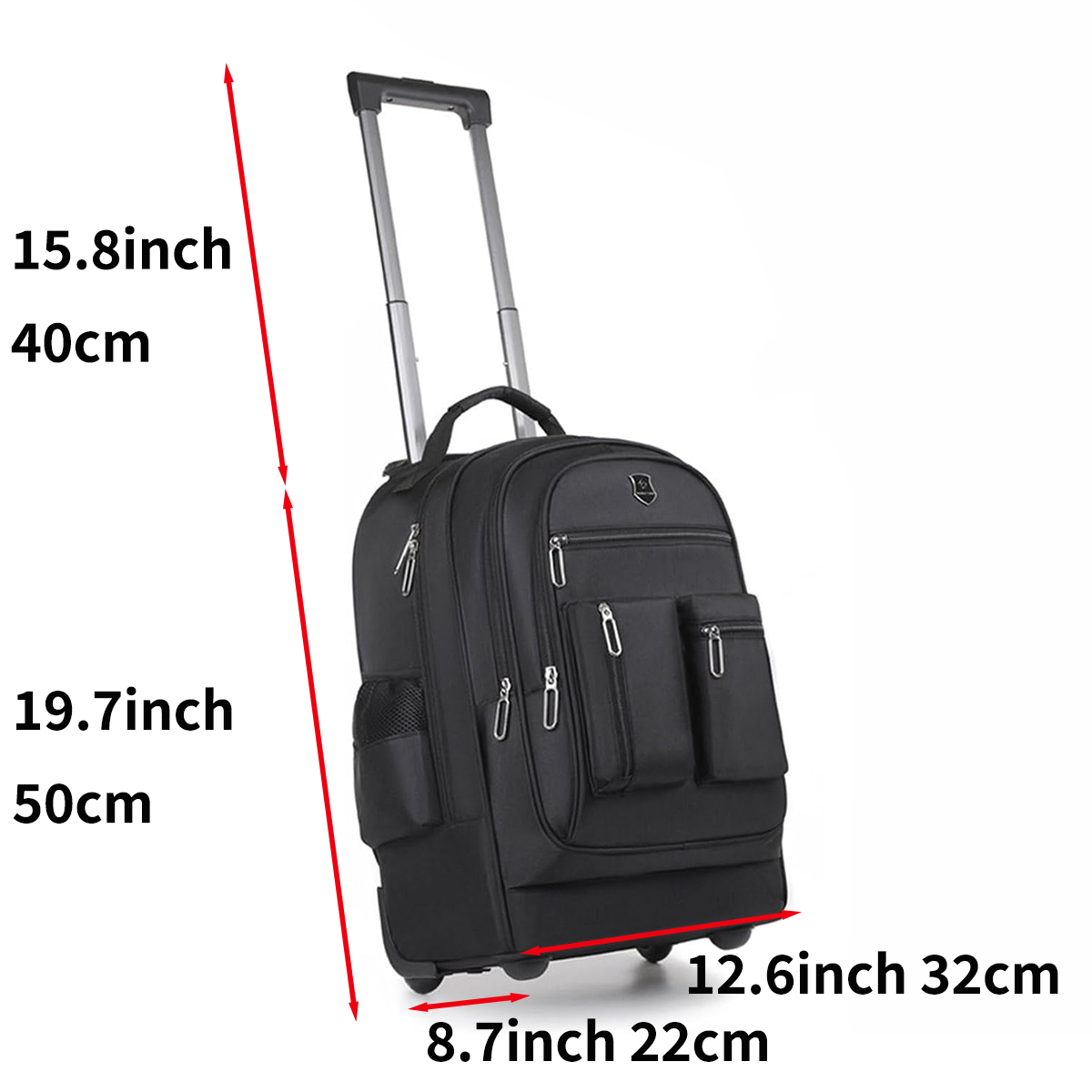 Zaino con ruote, zaino da viag - Foldable Rolling Luggage Bag recensione e prezzo