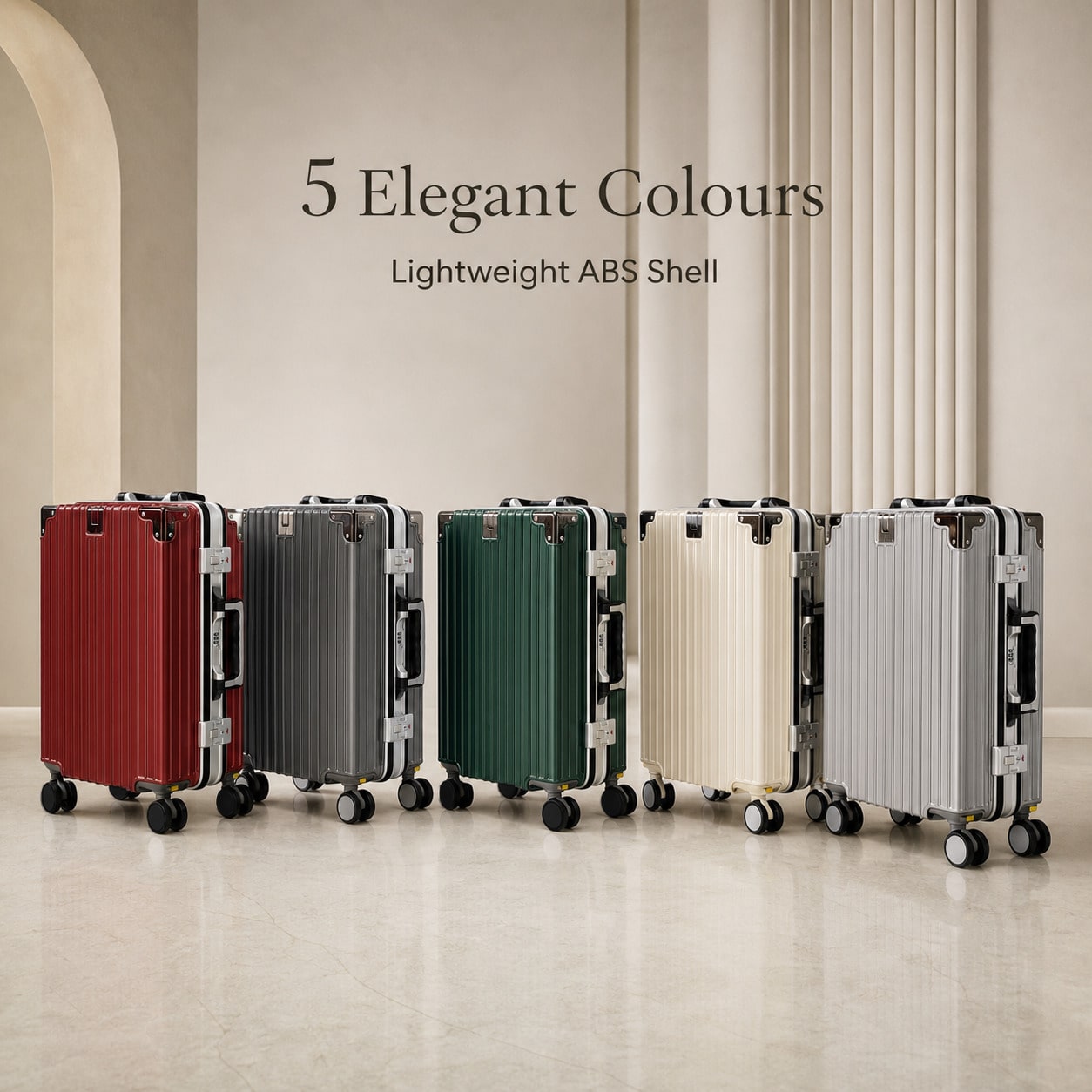 Valigia da 20 pollici, approva - Cabin Size Lightweight Travel Trolley recensione e prezzo