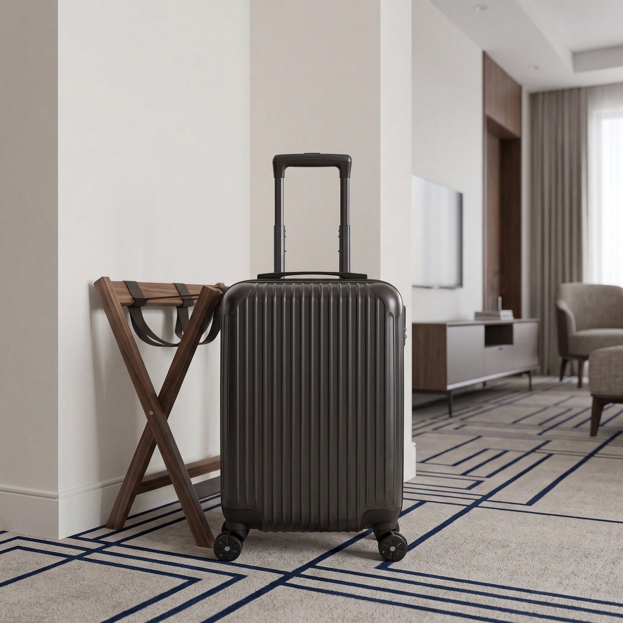 Valigia da viaggio con guscio  - Spinner Wheel Rolling Suitcase 20 Inch recensione e prezzo