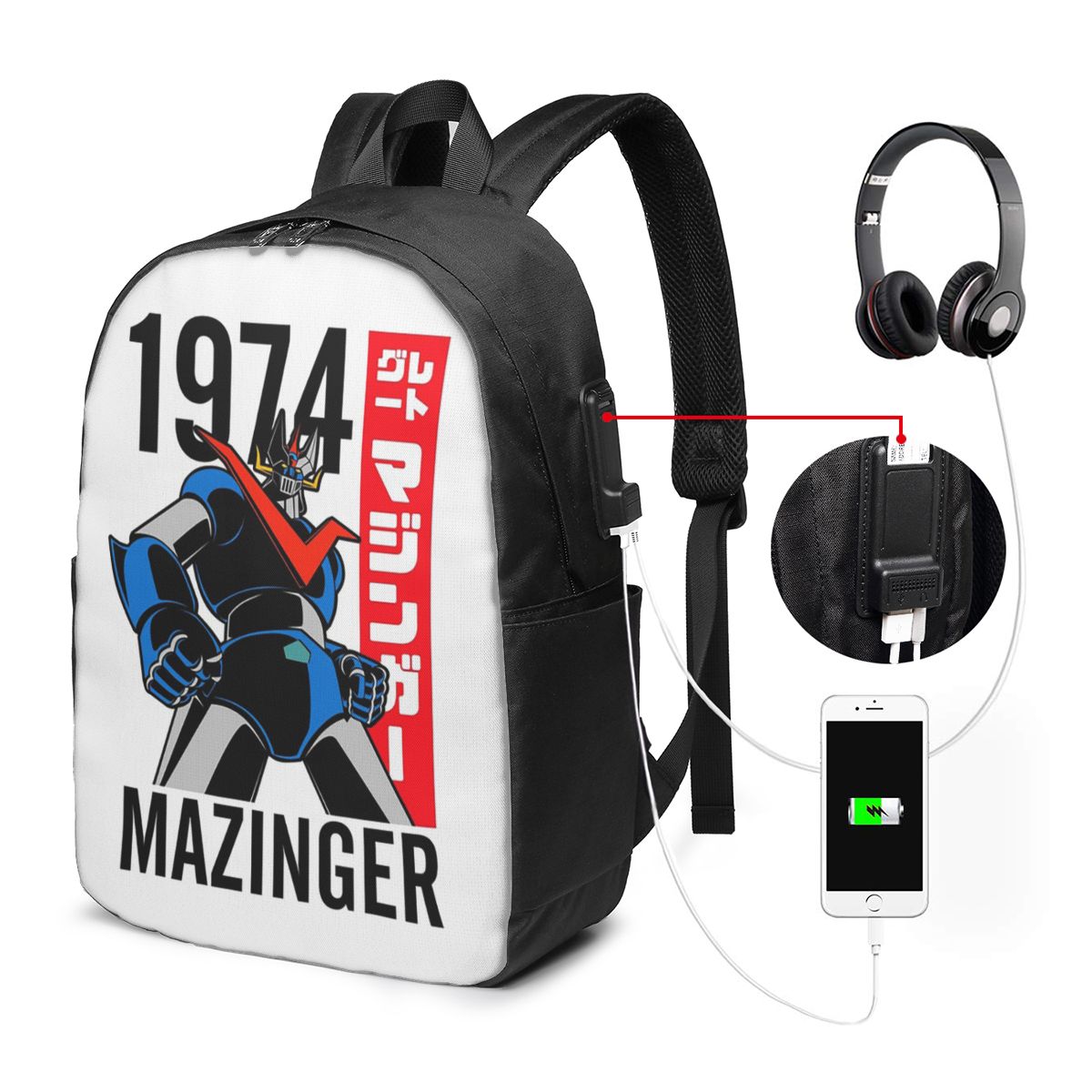 Zaino Mazinger Z Mad Robot Gre - Travel Bags recensione e prezzo