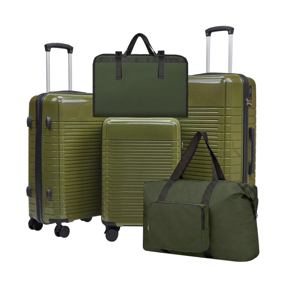 Set di 5 valigie rigide in PP, - Spinner Wheel Rolling Suitcase 20 Inch recensione e prezzo