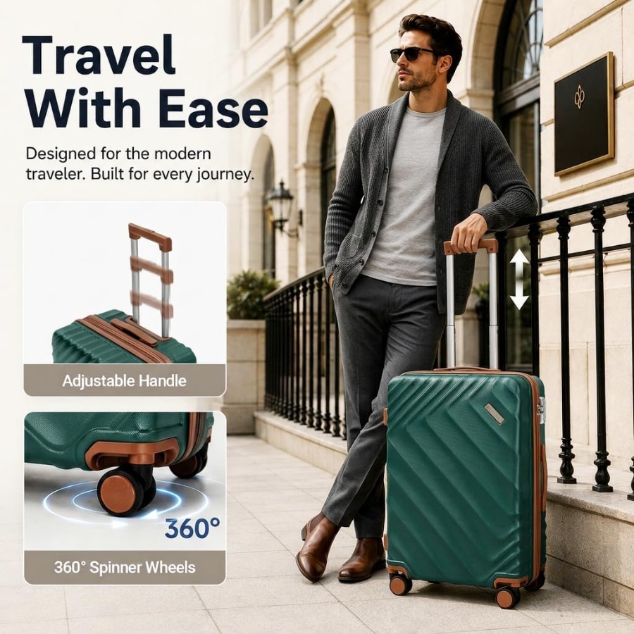 Set di valigie rigide espandib - Expandable Hard Shell Luggage Set recensione e prezzo
