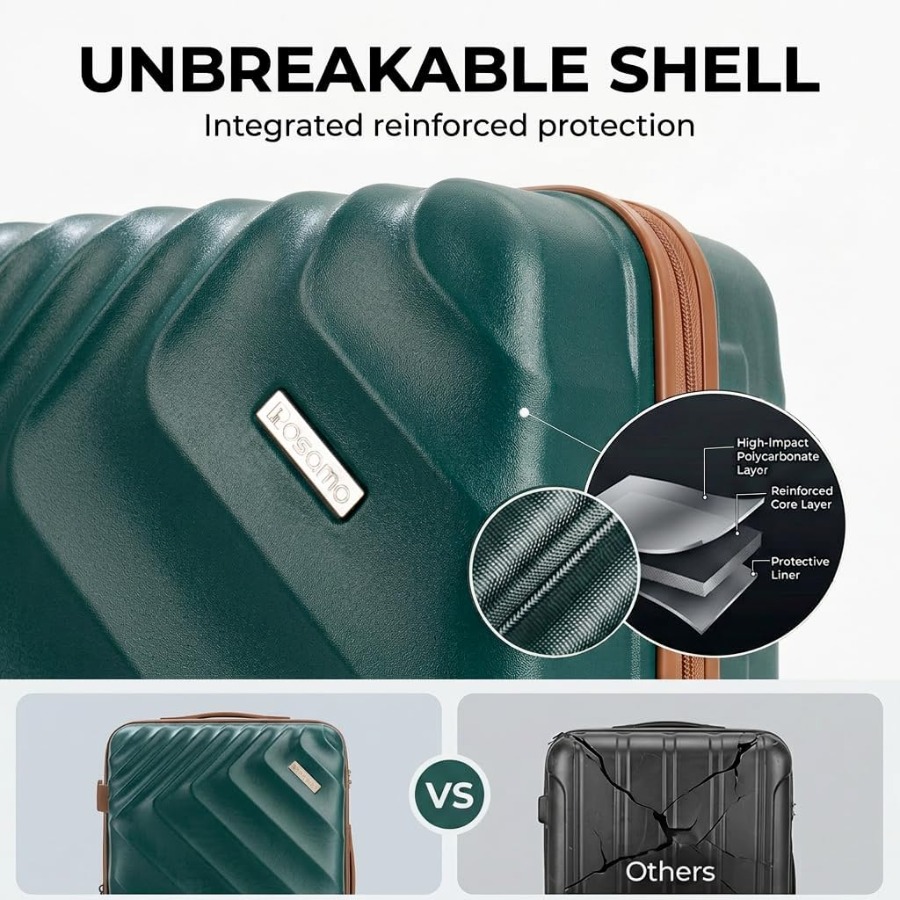 Set di valigie rigide espandib - Expandable Hard Shell Luggage Set recensione e prezzo