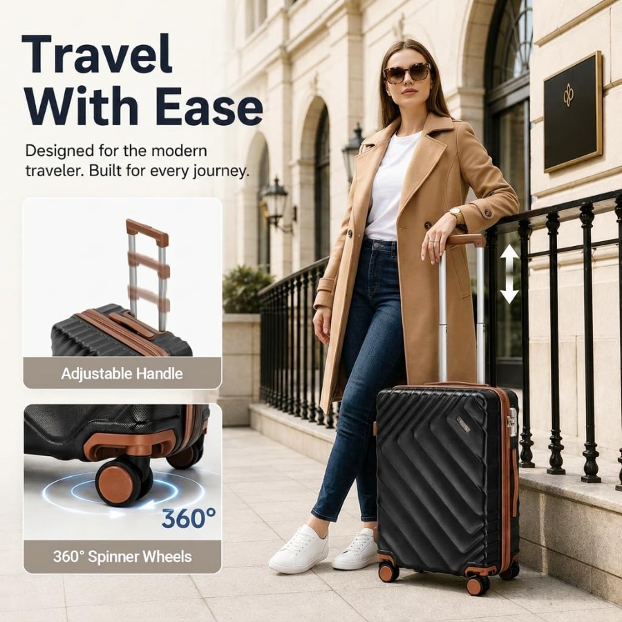 Set di 6 valigie rigide espand - Expandable Hard Shell Luggage Set recensione e prezzo