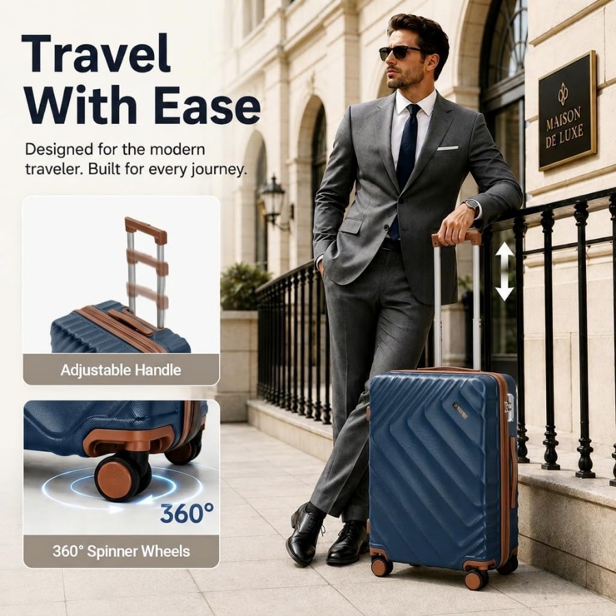 Set di valigie rigide espandib - Expandable Hard Shell Luggage Set recensione e prezzo
